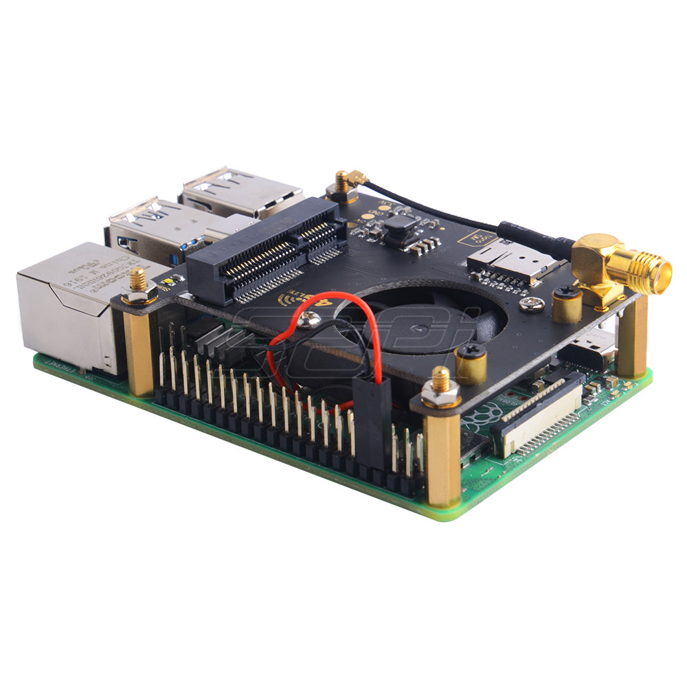 52Pi Raspberry Pi 3G 4G Hat US - Deskpi Super6C recension och pris
