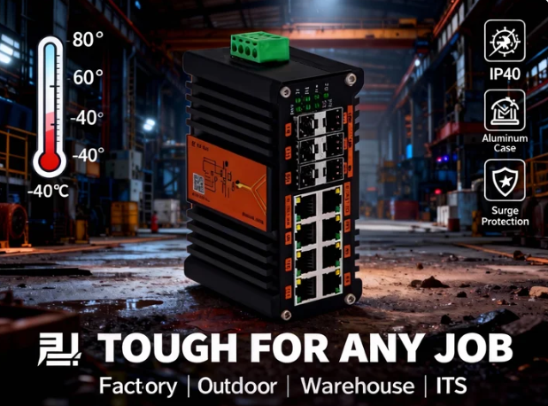 Industrial L2+ Managed PoE Swi - Sfp+ 10G Managed Switch 8 Port recension och pris