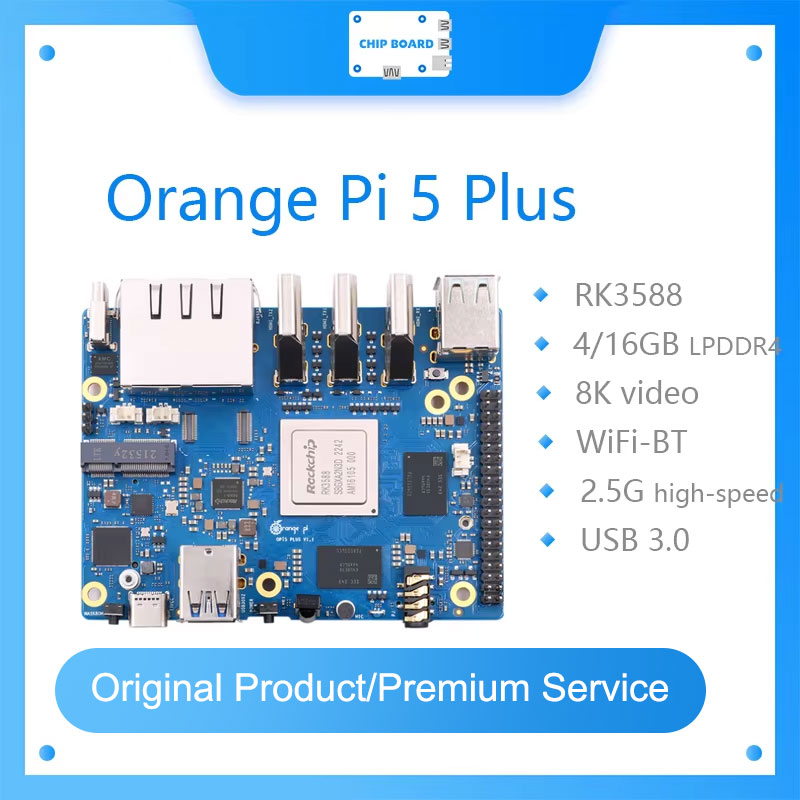 Orange Pi 5 Plus  Single Board - Orange Pi 5 Plus 32Gb recension och pris